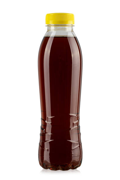 istock Bottle of ice tea isolated on white background. 1596003172