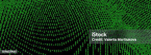 Digital Background Matrix Computer Code Hacker Concept Stock ...