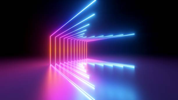 istock 3d render, abstract neon background with colorful glowing lines 1596083667