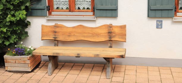 Free Stock Photo of Wooden House With Bench in Front | Download Free ...