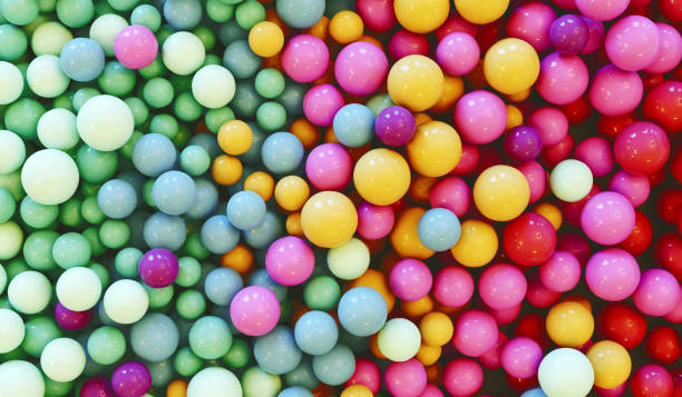 istock Pastel Ball Heap Design With Strong Visual Appeal 1596104025