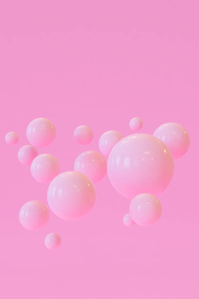 istock Pink Bubble Design Show a Unique Abstract Background 1596105665