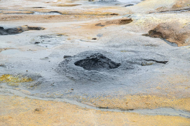 Hverir Geothermiegebiet in Island – Foto