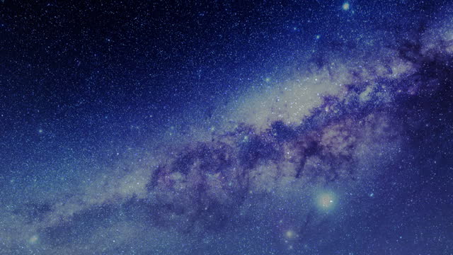 Beautiful Milky Way stars in the sky of our universe.