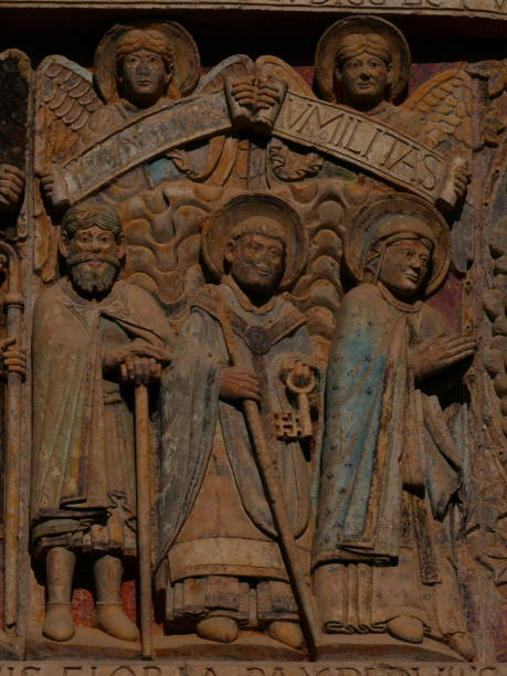 istock Sainte-Foy de Conques Abbey, Conques : Last Judgment tympanum, Aveyron 1596248517