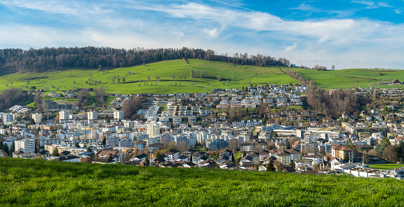 panoramic view of the city of Lucerne