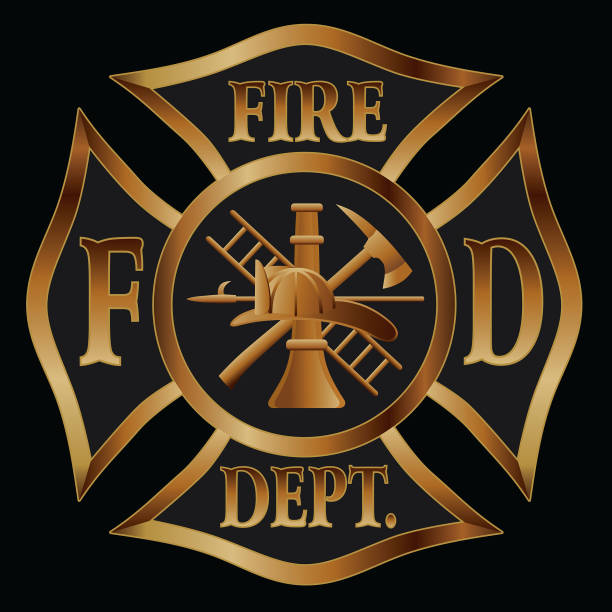 170+ Fire Department Sign Stock Illustrations, Royalty-Free Vector ...