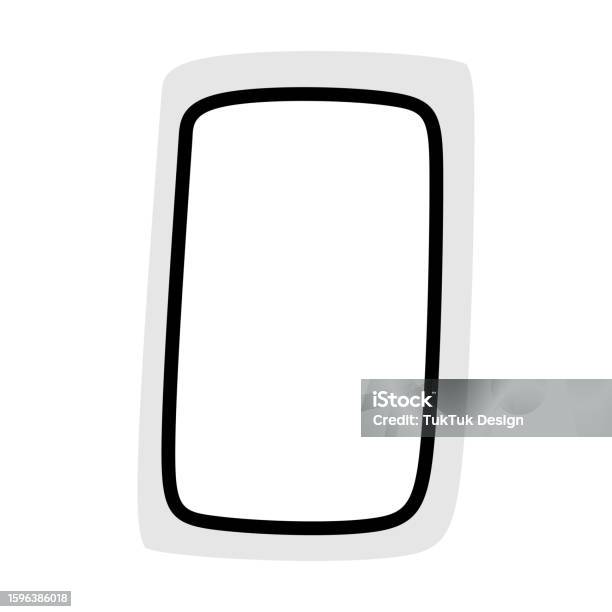 Abstract Rectangle Shape For Text Frame Background And Texture In A ...