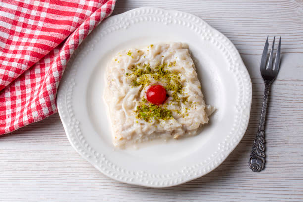 istock Turkish Traditional Ramadan Dessert Gullac 1596387168