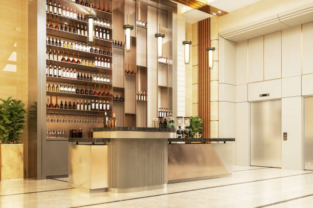 istock Bar In A Luxury Hotel 1596388226