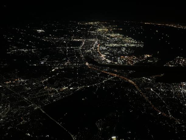 istock Tokyo city night view, high above angle 1596402686