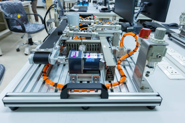 istock Robot engineers invent robots of the future that can replace humans. 1596407429