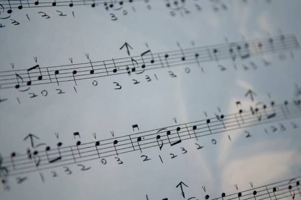 istock Sheet Music of the Wedding March 1596444355