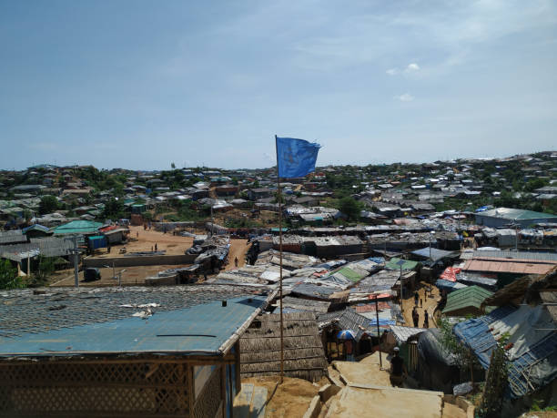 istock Rohingya refugee camp tent house world largest refugee camp 1596472637