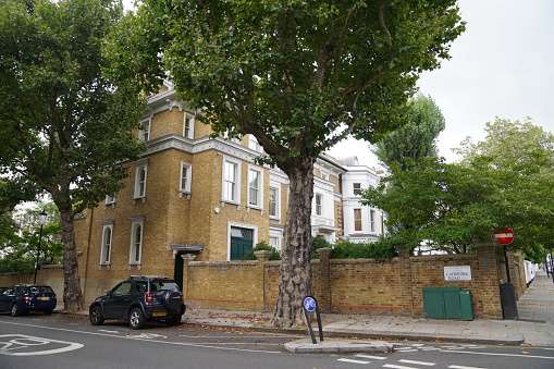 Location of the stock photo: Ladbroke Road, Notting Hill, London W11, England, UK