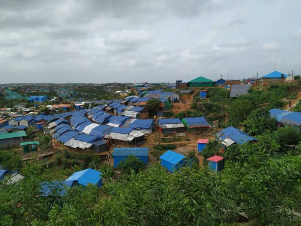 istock Rohingya refugee camp tent house world largest refugee camp 1596498378