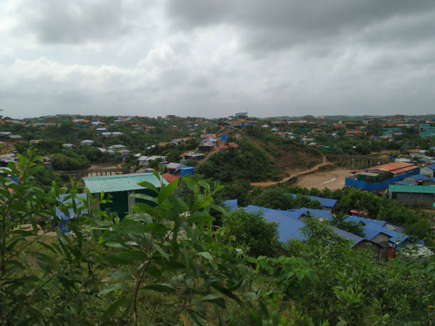 istock Rohingya refugee camp tent house world largest refugee camp 1596498923