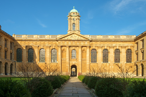 Oxford, United Kingdom - November 12th 2022: New College, Oxford University.