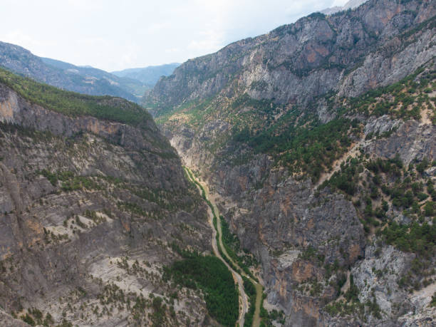 istock beautiful landscape from a drone on the mountains and the river 1596580090