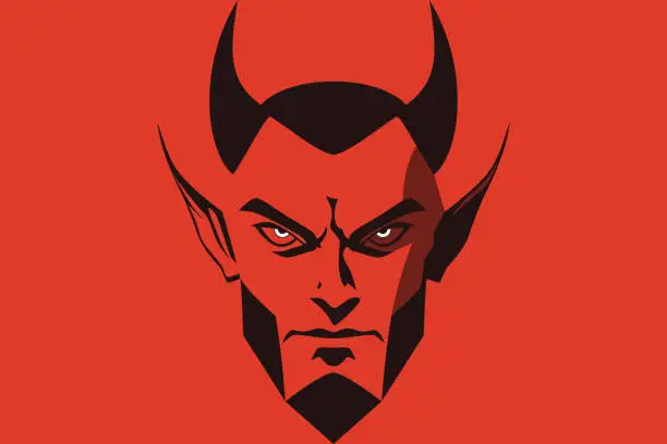 Vector illustration of Pure Evil