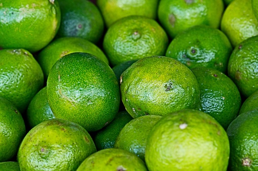 Fresh Limes in Farmers Market