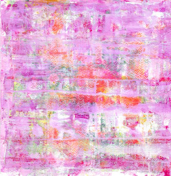istock Multicolored abstract splashes of paint on white background 1596773495