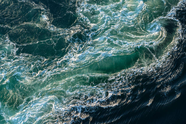 Tidal whirlpool at Fjord Saltfjorden in Bodo territory