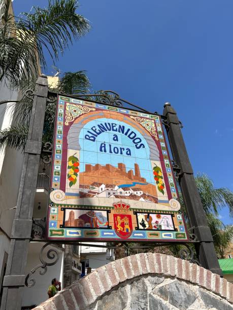 istock Entry sign in Alora 1596912353