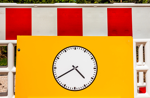 nice public clock - close up - photo