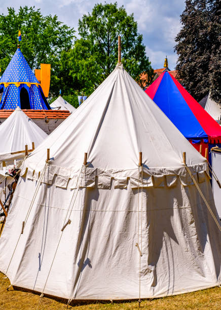 istock typical old-fashioned tent at a medieval festival 1596918354