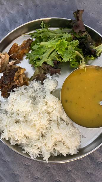 istock Homemade Indian food thali 1596975227