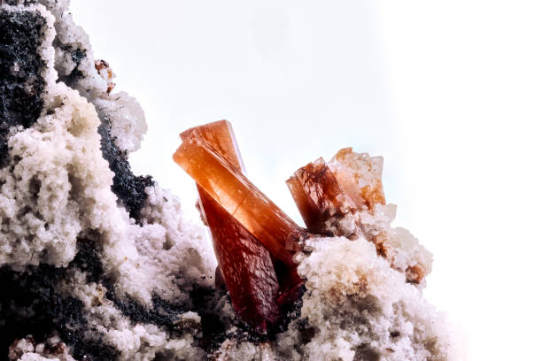 istock orange red topaz crystal on white background 1597055302