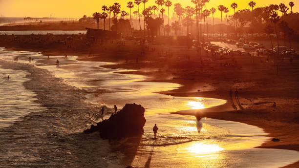 istock Sunset at Newport Beach, California 1597165411