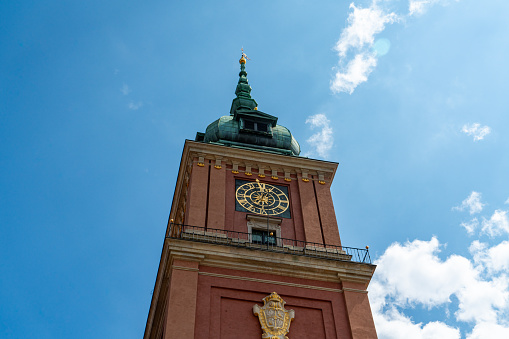 Vienna, Austria - August 7, 2016: Upper Belverdere Palace in Vienna - Austria. The Belvedere is a historic building complex consisting of two Baroque palaces (the Upper and Lower Belvedere), the Orangery, and the Palace Stables. It was built as a summer residence for Prince Eugene of Savoy.