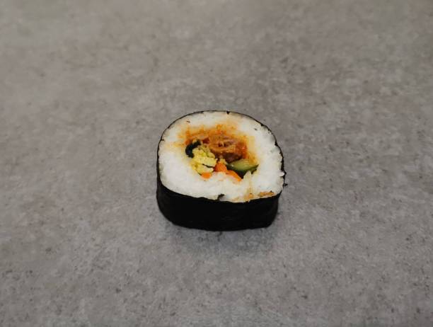 istock Kimbap rice roll Korean food 1597243876