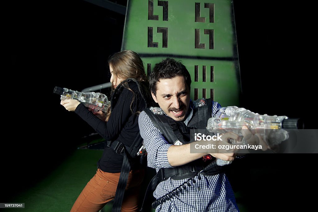 Lasertag Warriors - Foto de stock de Laser royalty-free