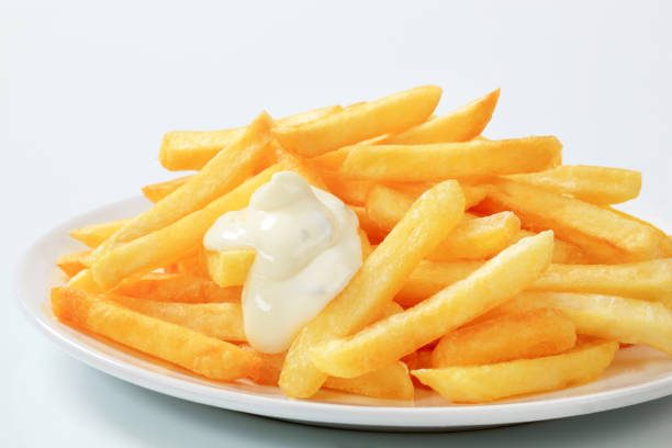 istock French fries with mayonnaise 159737133