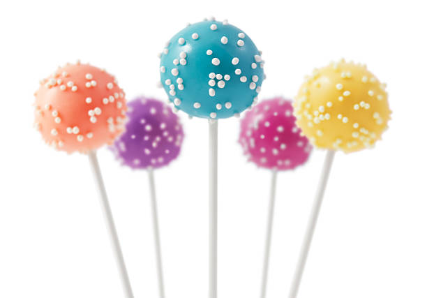 Cake pop - Various colors with white ball sprinkles