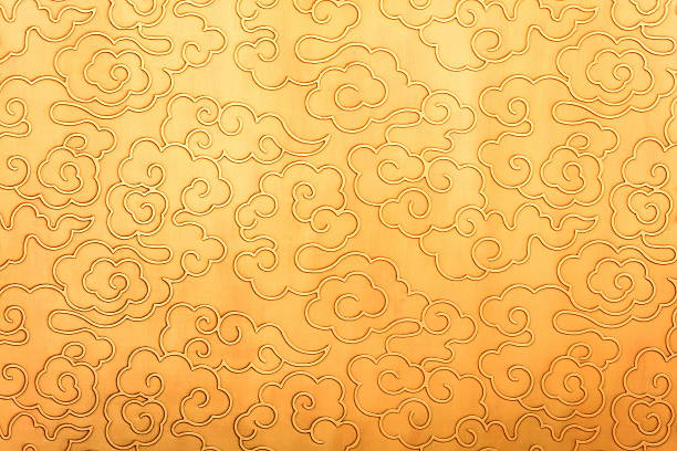 China retro style background texture Chinese traditional pattern of auspicious clouds, on behalf of the auspicious significance. chinese culture stock pictures, royalty-free photos & images