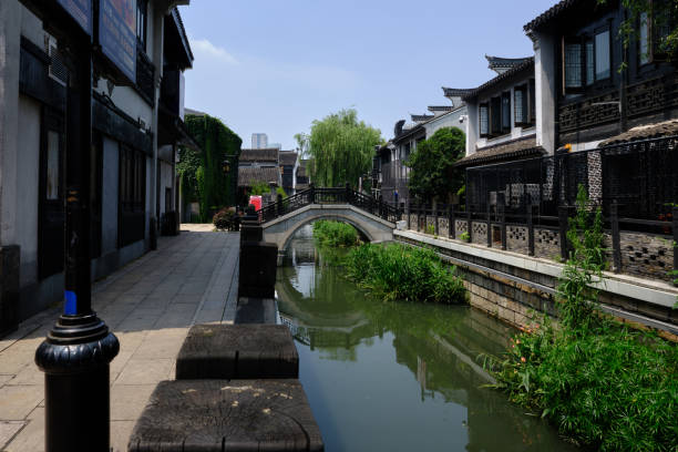 istock Chinese Architecture, a water town in Jiangnan. 1597472402