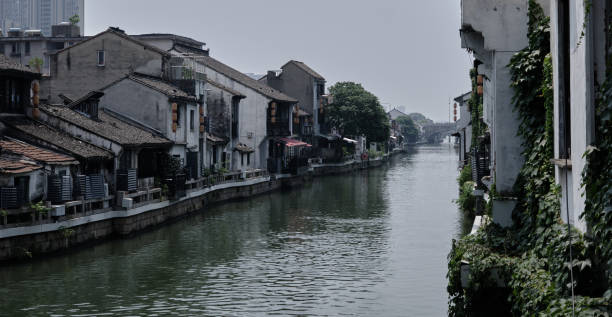 istock Chinese Architecture, a water town in Jiangnan. 1597472410