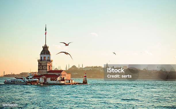 Torre De San Leandrokiz Kulesi Xxxl - Fotografias de stock e mais imagens de Istambul - Istambul, Torre de San Leandro, Bósforo