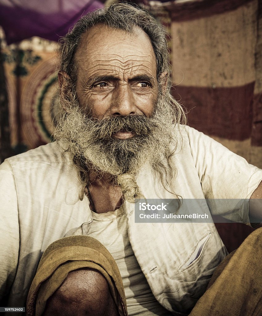 Alter indischer Mann - Lizenzfrei 60-69 Jahre Stock-Foto