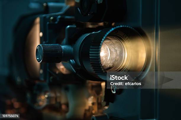 Old Fashioned Film Projector Stock Photo - Download Image Now - Movie, Film Industry, Movie Camera