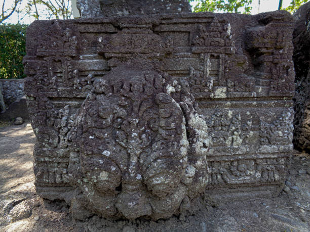 istock Beautiful bas-reliefs in Buddhist temples of Banyunibo 1597557471