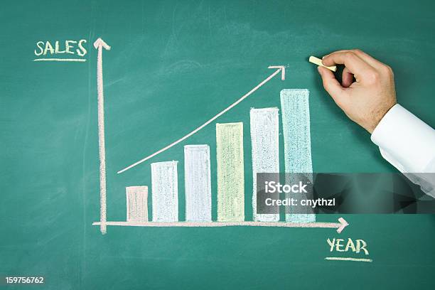 Foto de Finanças Estratégia De Negócios e mais fotos de stock de Bolsa de valores e ações - Bolsa de valores e ações, Universidade, Crescimento