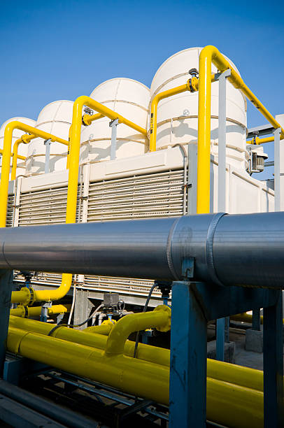 istock Sets of cooling towers in conditioning systems 159756823