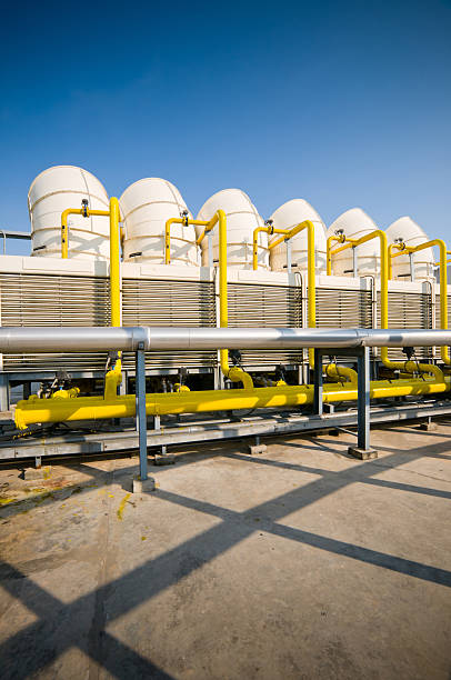 istock Sets of cooling towers in conditioning systems 159756828