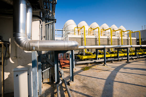 istock Sets of cooling towers in conditioning systems 159756829