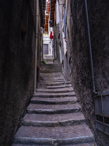 istock narrow steps between houses in Italy 1597582606